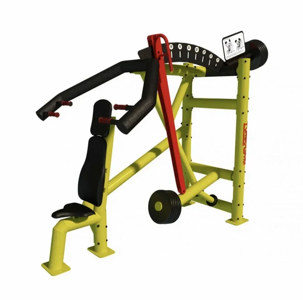 Силовой уличный тренажер вертикальный жим от плеч TurboGym