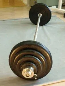 Штанга олимпийская с обрезиненными дисками Barbell