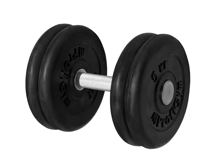 ГНР-21 Гантель PROFIGYM неразборная с хромированной ручкой