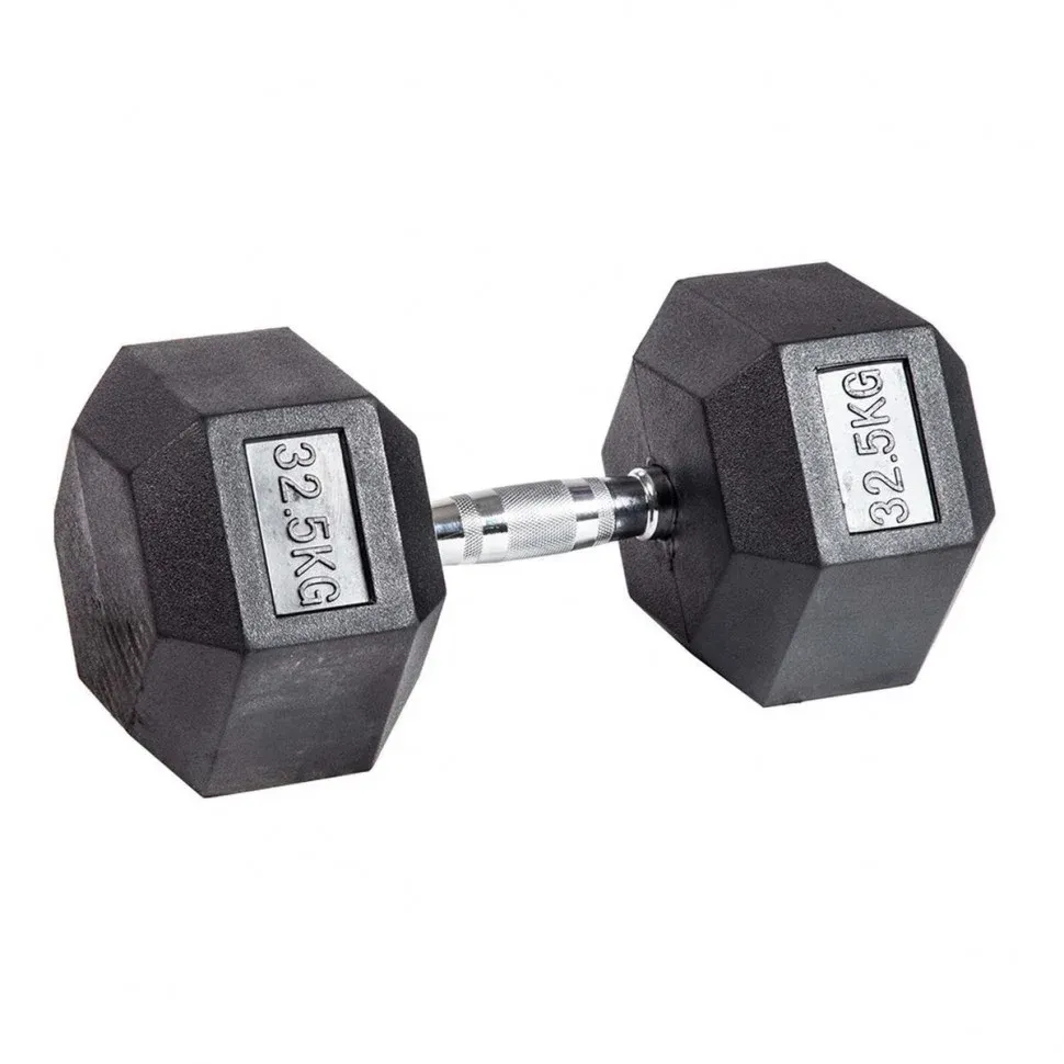 Гантель гексагональная обрезиненная PROFI-FIT​