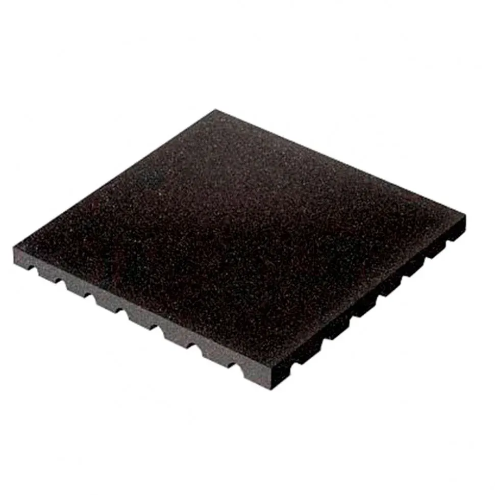 Коврик резиновый черный Грунт PROFI-FIT 1000x1000x30 мм