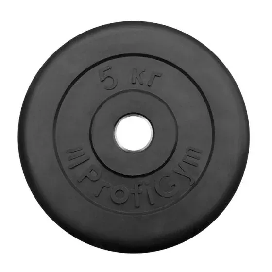 Диск Profigym обрезиненный металлическая втулка