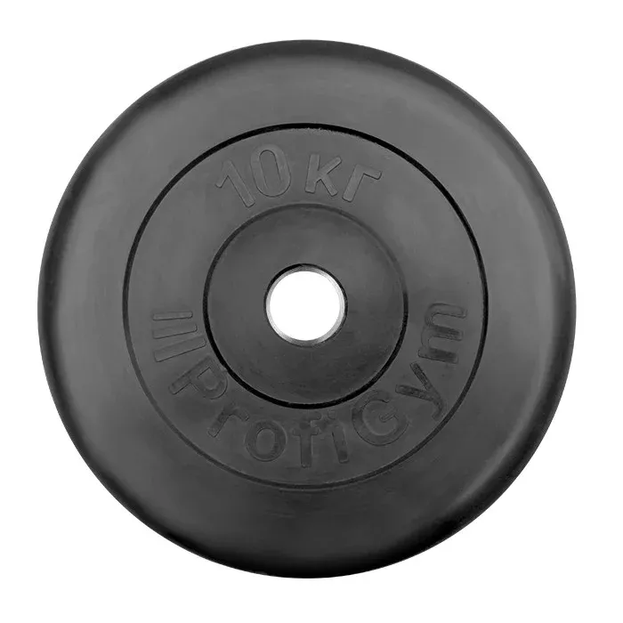 Диск Profigym обрезиненный c металлическая втулка
