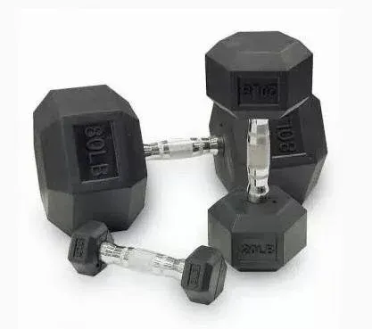 Набор гантелей гексагональных обрезиненных BODY SOLID SDRK1 20 пар