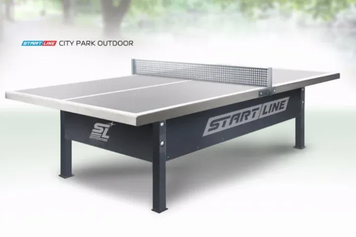 Теннисный стол уличный антивандальный Start Line City Park, серый