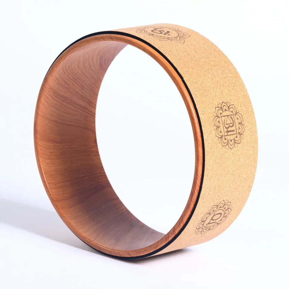 Колесо для йоги пробковое INEX Cork Yoga Wheel