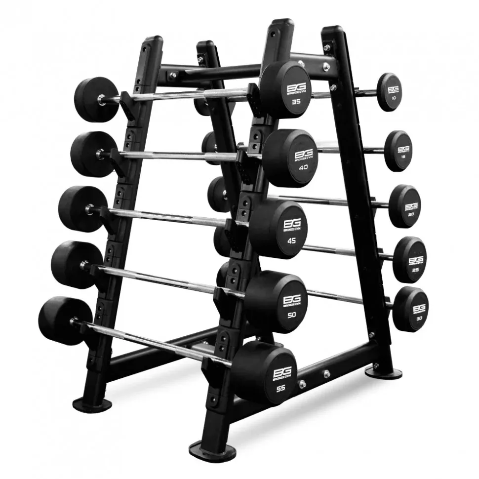 Набор обрезиненных штанг BRONZE GYM 10 шаг