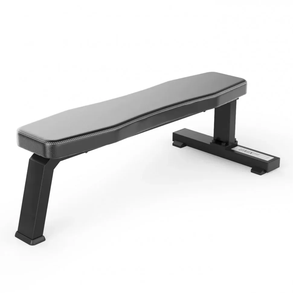 Скамья UNIX Fit BENCH PRO прямая горизонтальная UC-1608, черный