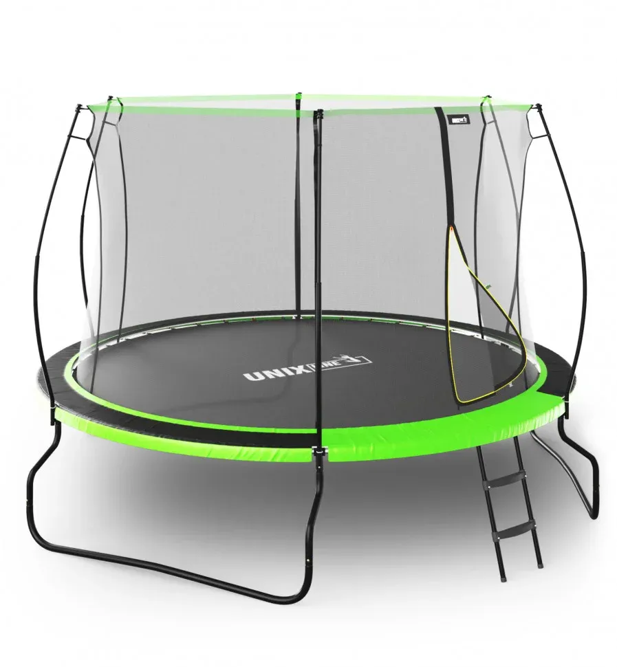 Батут UNIX Line UFO 10 ф 3.05 м, зеленый