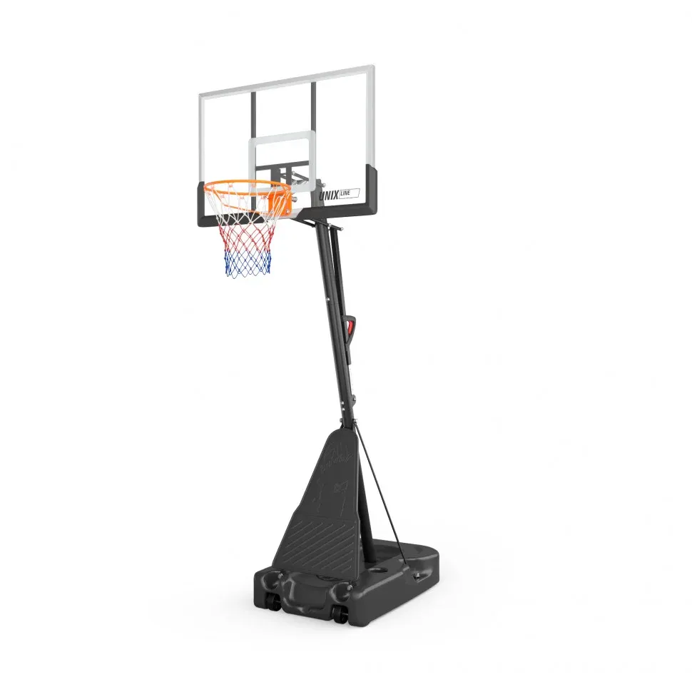 Мобильная баскетбольная стойка UNIX Line B-Stand-PC, белый черный