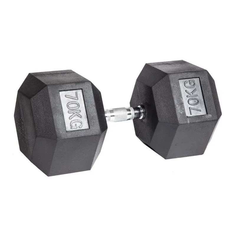 Гантель гексагональная обрезиненная PROFI-FIT
