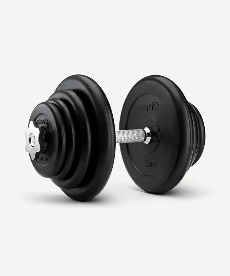 Гантель разборная обрезиненная STARFIT DB-716