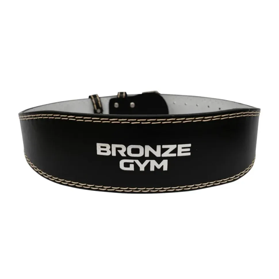 Пояс атлетический BRONZE GYM натуральная кожа