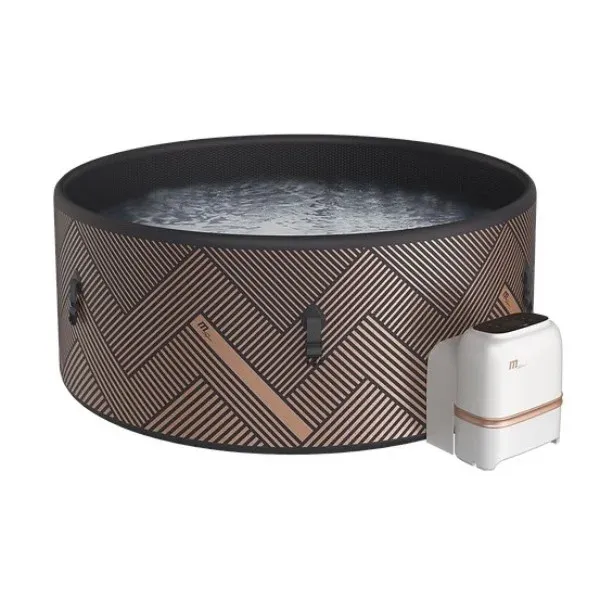 СПА-бассейн Mono MSpa F-MO062WE 173х65см 930л круглый аэромассаж wifi, золотой медный, 930 л