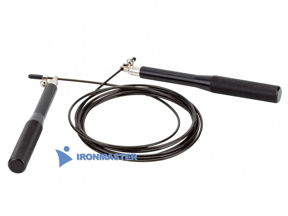 Скакалка скоростная с алюминиевыми рукоятками Ironmaster 3м