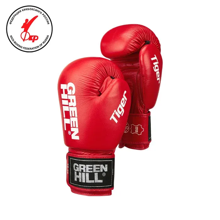 Боксерские перчатки для кикбоксинга Green Hill TIGER одобренные ФКР