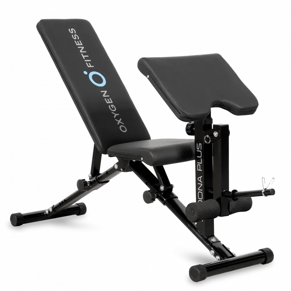 Скамья универсальная домашняя OXYGEN FITNESS SEDONA PLUS, черный