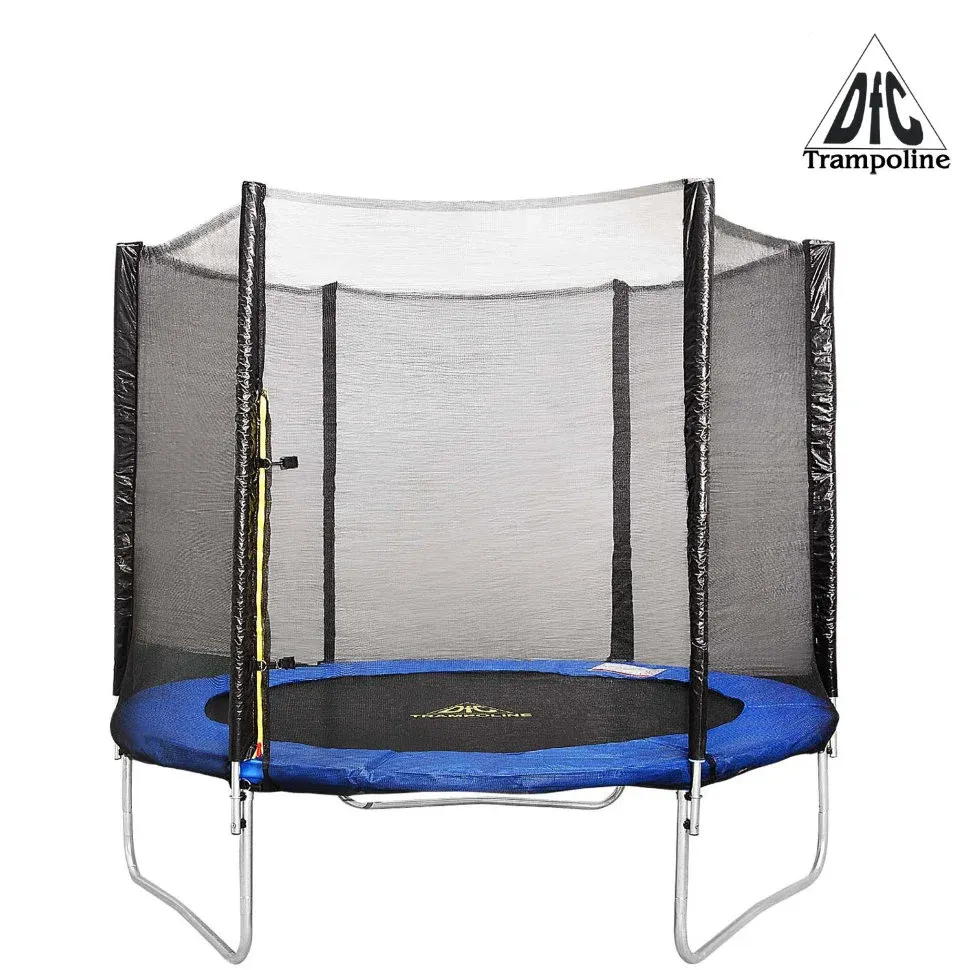 Батут с сеткой DFC TRAMPOLINE FITNESS 5FT-TR-E, синий