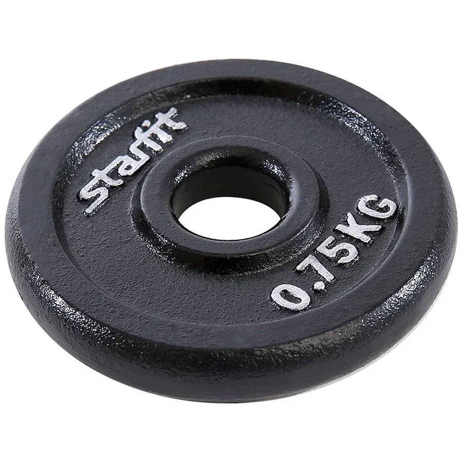 Диск Starfit BB-204 чугунный черный d=26 мм 0