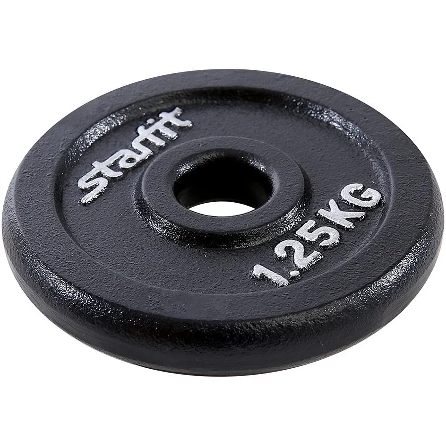 Диск Starfit BB-204 чугунный черный d=26 мм 1