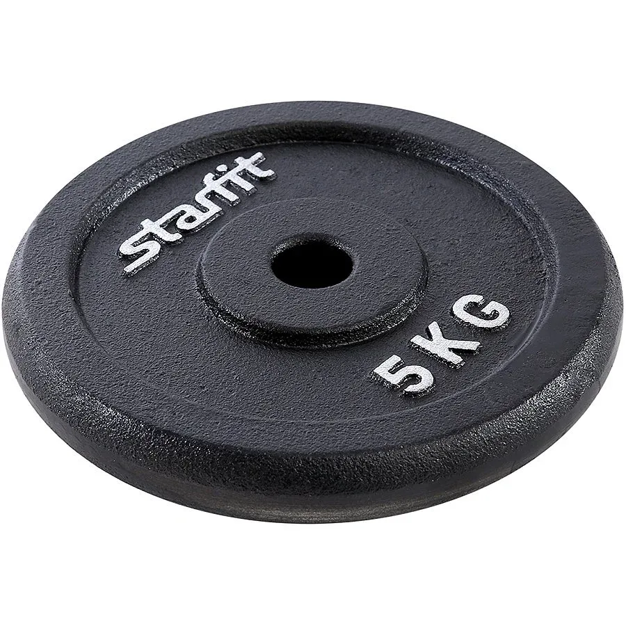 Диск Starfit BB-204 чугунный черный d=26 мм
