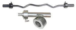 Гриф Barbell W-образный нагрузка хром
