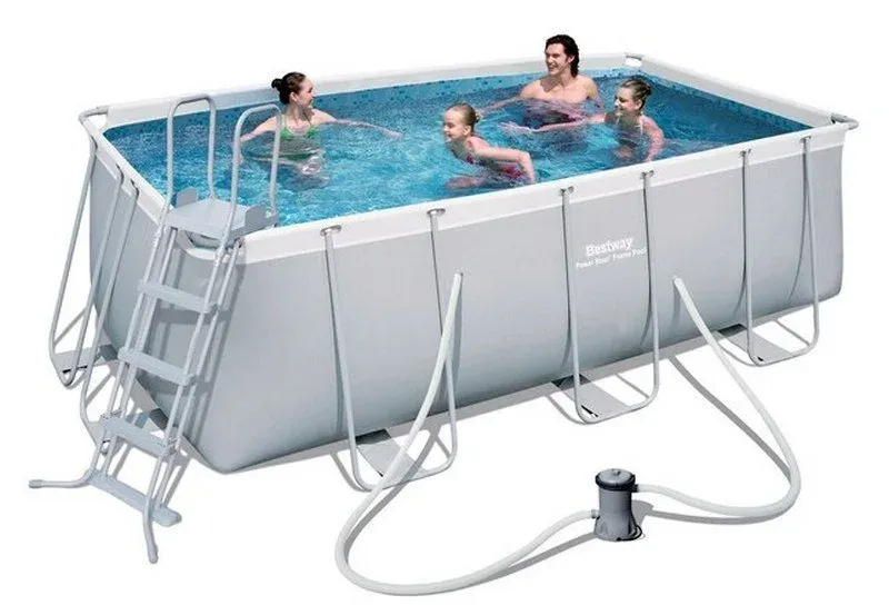Каркасный бассейн Bestway 56671 488х244х122 см + лестница, 11532 л