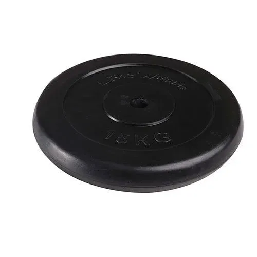 Диск Lite Weights RJ1030-15 обрезиненный черный d=26 мм