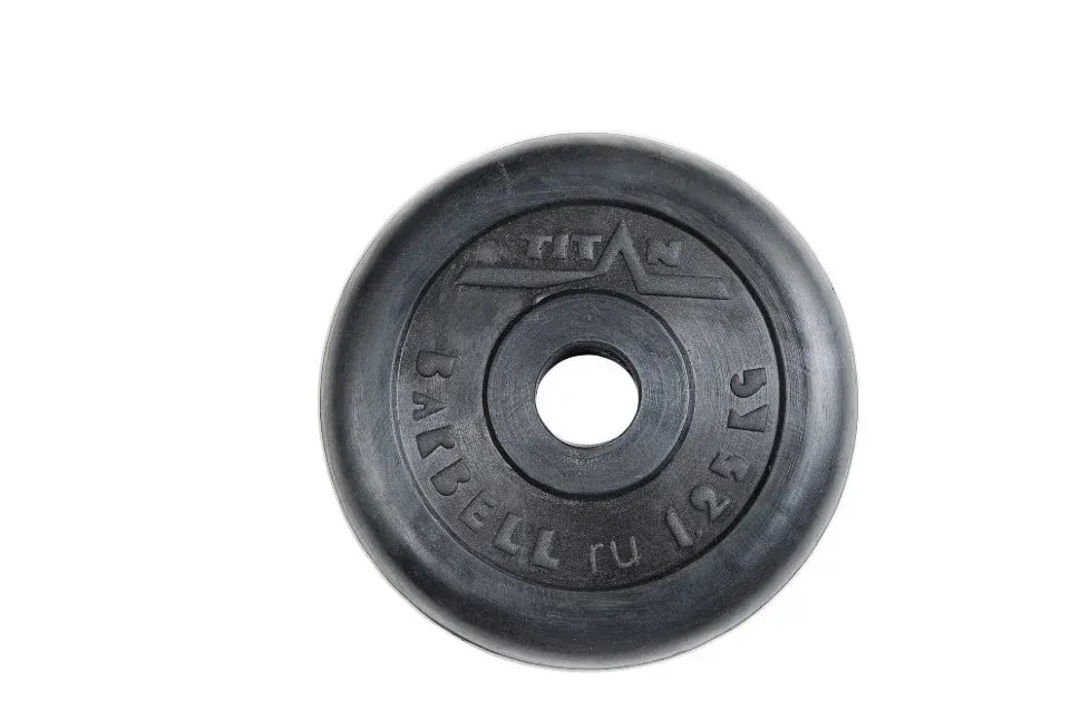 Диск обрезиненный черный TITAN d-26 1