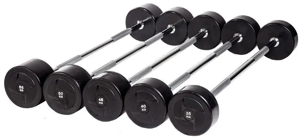 Набор прямых обрезиненных штанг PROFI-FIT 35 шаг компл