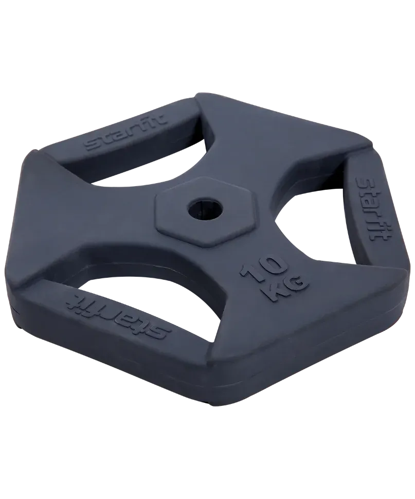 Диск Starfit BB-205 обрезиненный цветной с хватами d=26 мм