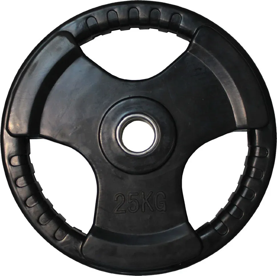 Диск обрезиненный ZSO черный 3 HANDLE D-51