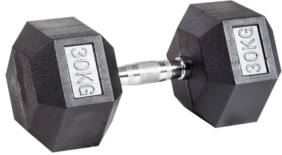Гантель гексагональная обрезиненная PROFI-FIT