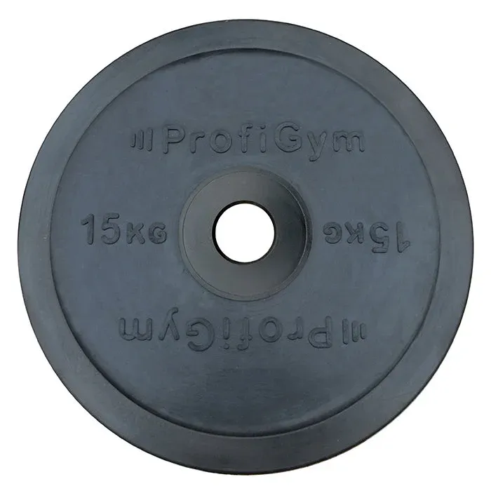 Диск Profigym обрезиненный черный d=5015 кг