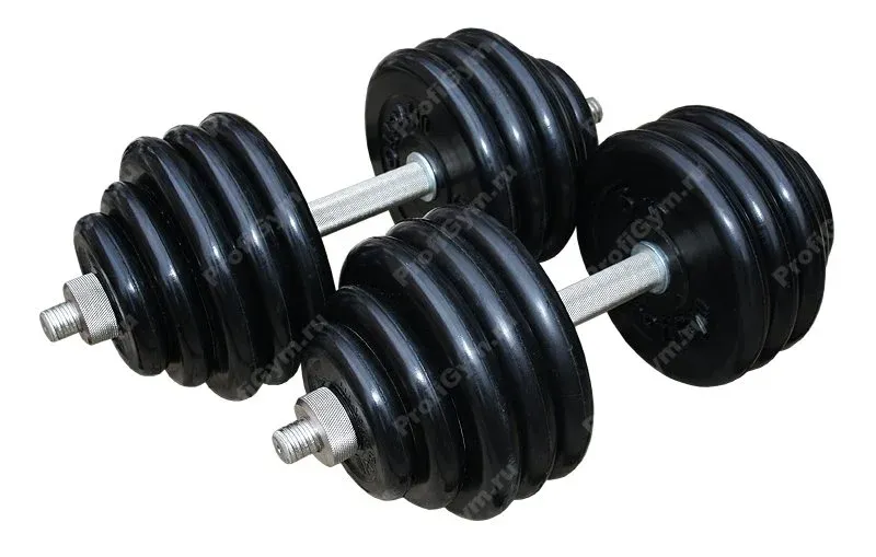 Гантель разборная обрезиненная Profigym АНТАТ