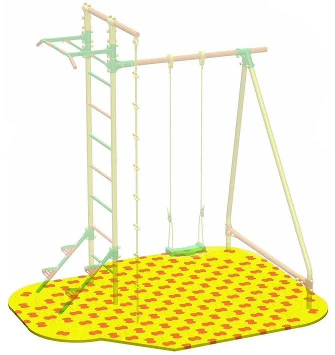 Puzzle Playground для качелей с лестницей Leco-IT Outdoor