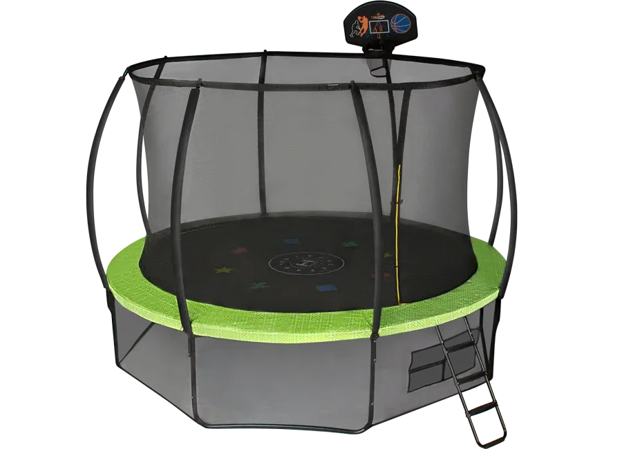 Батут Hasttings Air Game Basketball 3,66 м, зеленый синий