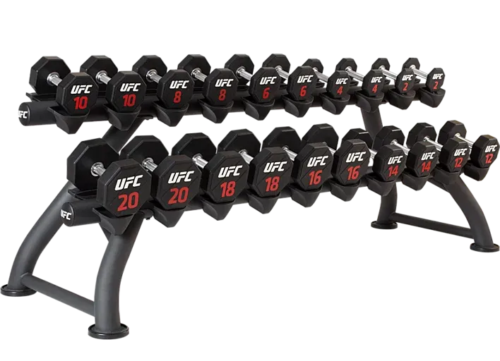 Гантельный ряд 2 10 пар UFC