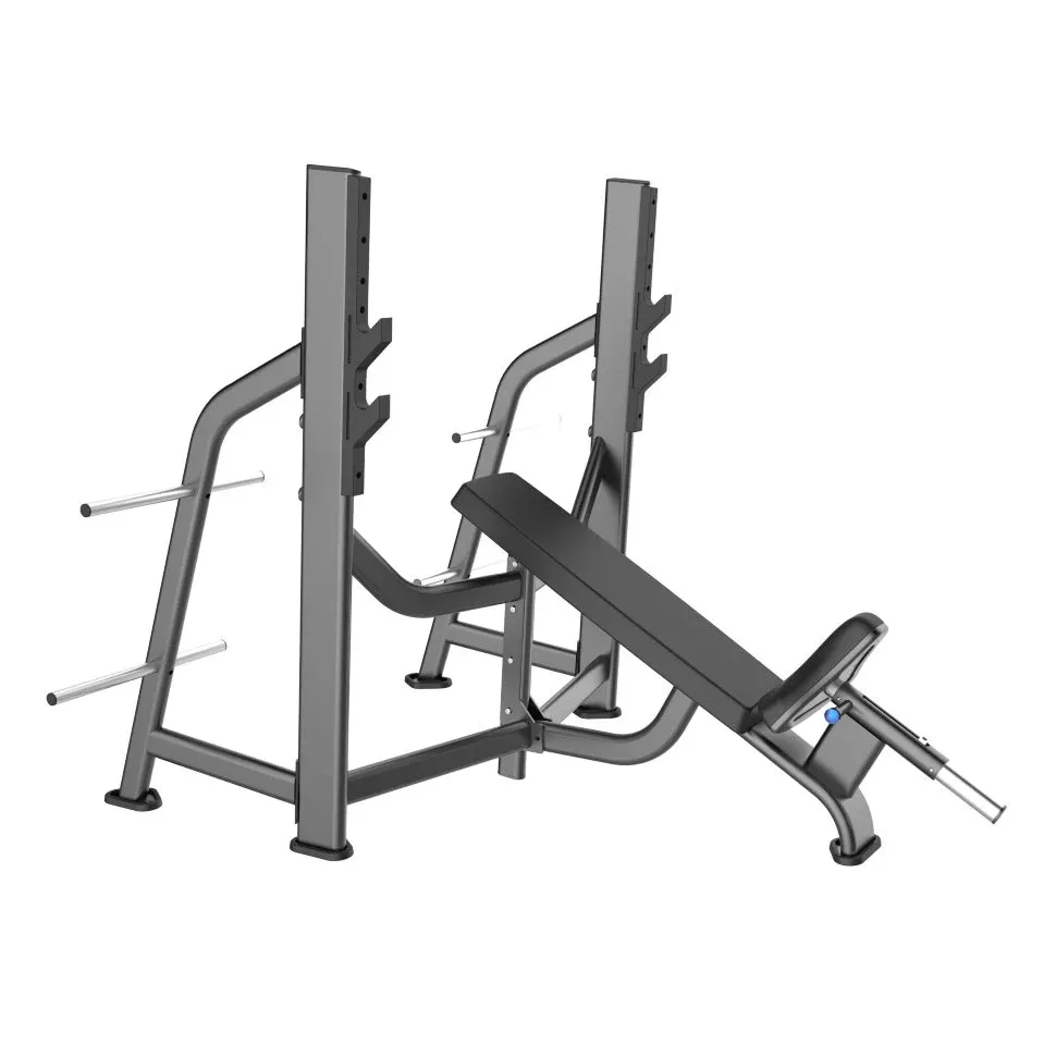 Скамья-стойка для жима под углом вверх Olympic Bench Incline DHZ E-7042