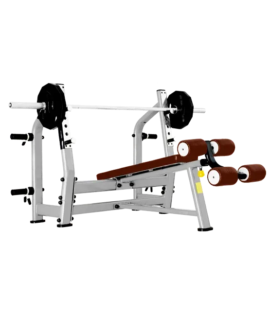 Скамья для жима с отрицательным наклоном BRONZE GYM J-024