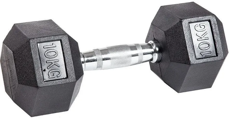 Гантель гексагональная обрезиненная PROFI-FIT