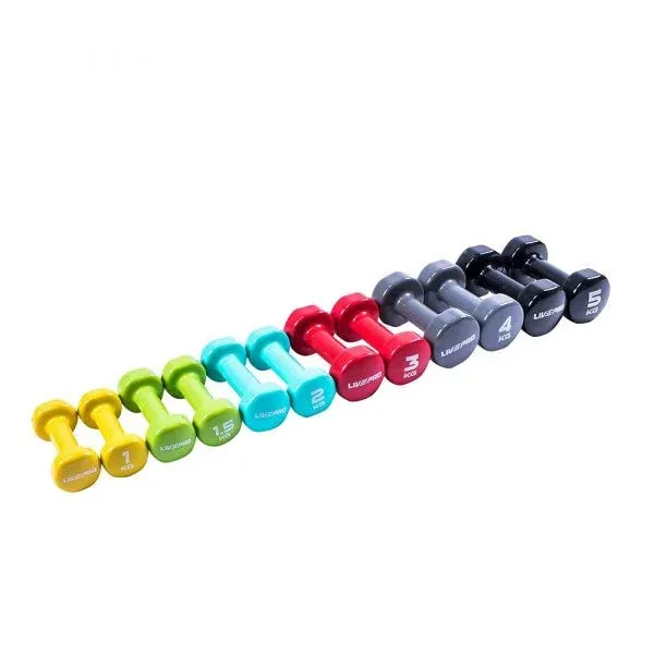 Гантели для аэробики LIVEPRO Colored Studio Dumbbell 1,5 пара