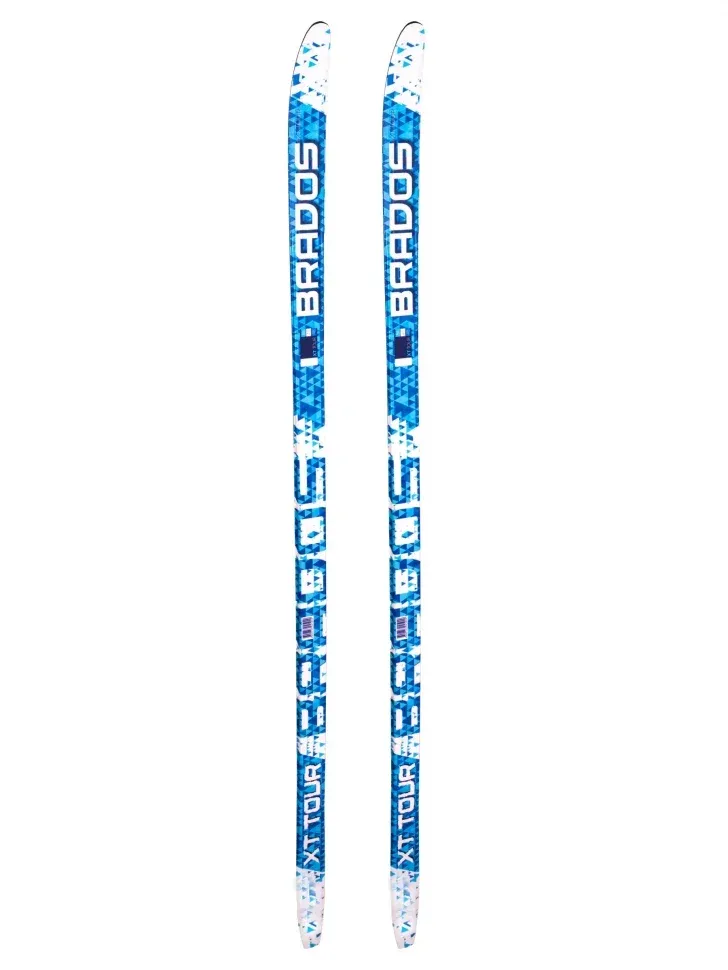 Лыжи беговые STC Brados XT TOUR 150см, белый красный