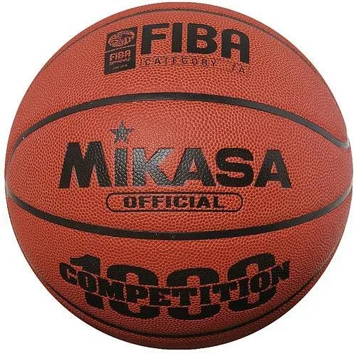 Мяч баскетбольный Mikasa BQ1000 оранжевый цвет — фото 1