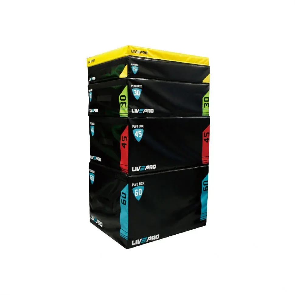 Плиометрический бокс LIVEPRO Soft Plyometric Box 7-60 см