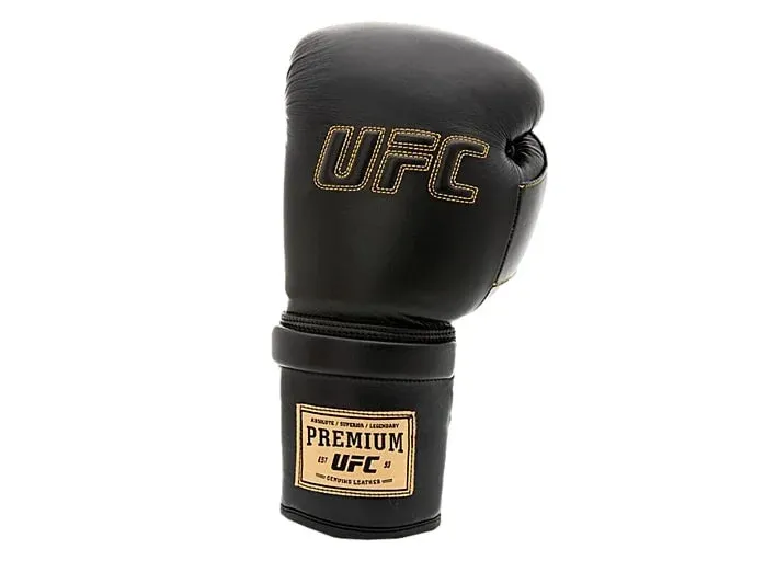 Премиальные тренировочные перчатки UFC на шнуровке
