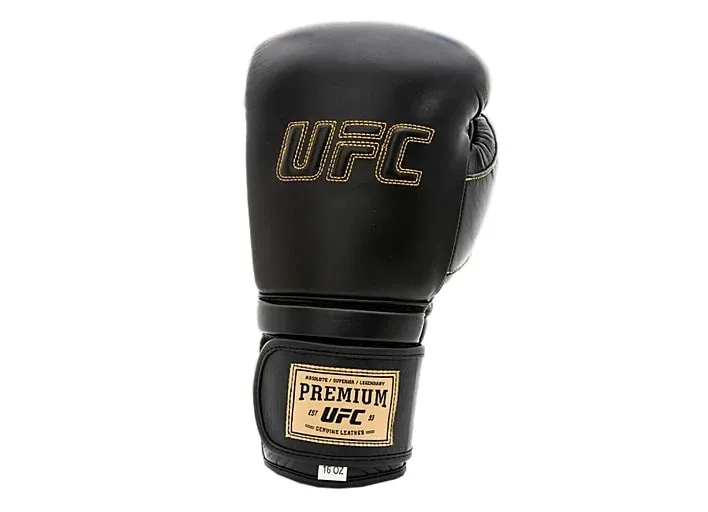 Премиальные тренировочные перчатки UFC на липучке