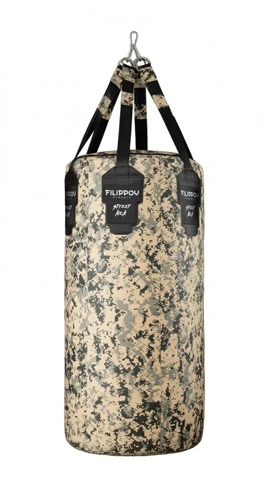 Уличный боксерский мешок-тумба STREET KICK FILIPPOV H150см d60см