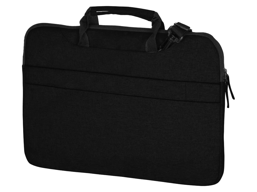 Сумка Plush c усиленной защитой ноутбука 15.6 черный - фото 3