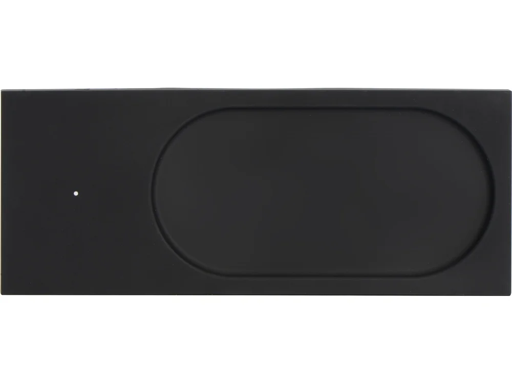 Беспроводное настольное зарядное устройство Glide с подсветкой soft-touch черный - фото 3
